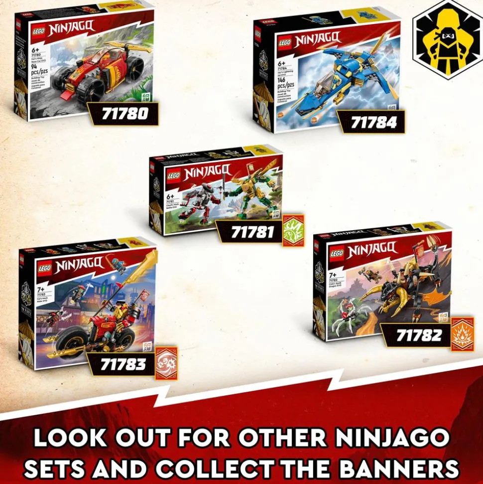 LEGO® 71783 Ninjago Kai’s Mech Rider Evo Action Figure Toy