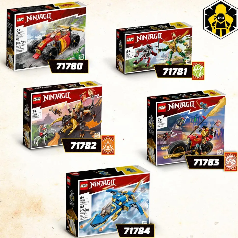 LEGO® 71780 Ninjago Kai’s Ninja Race Car Evo Toy Building Set