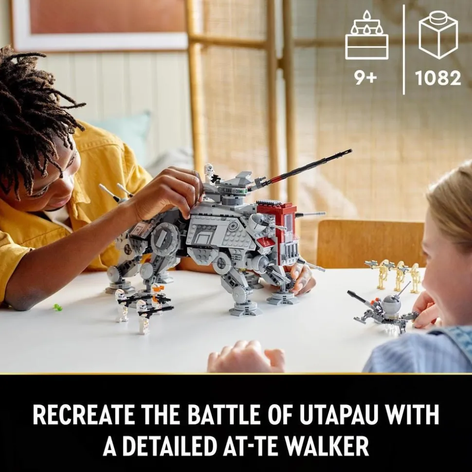 LEGO® 75337 Star Wars AT-TE Walker Set with Droid Figures