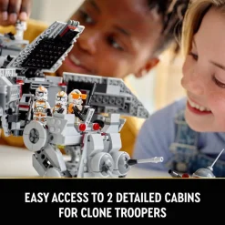 LEGO® 75337 Star Wars AT-TE Walker Set with Droid Figures