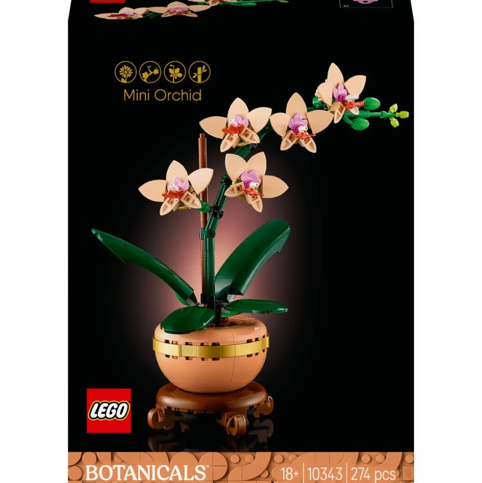 LEGO® Botanicals Mini Orchid Artificial Plant Set 10343