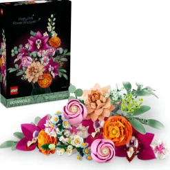 LEGO® Botanicals Pretty Pink Flower Bouquet Decor Set 10342