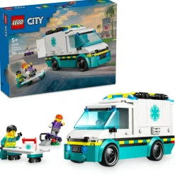 LEGO® City Emergency Ambulance Toy Set with Minifigures 60451