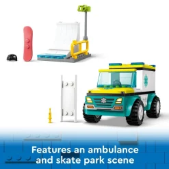 LEGO® City Emergency Ambulance and Snowboarder 60403