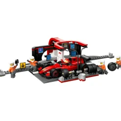 LEGO® City F1 Pit Stop & Pit Crew with Ferrari Car Toy 60443
