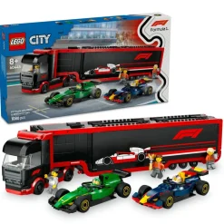 LEGO® City F1 Truck with RB20 & AMR24 F1 Cars Playset 60445