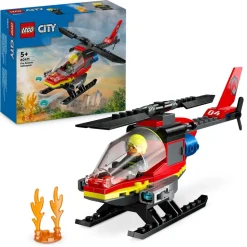 LEGO® City Fire Rescue Helicopter Building Set 60411