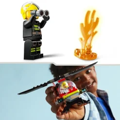 LEGO® City Fire Rescue Helicopter Building Set 60411