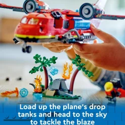 LEGO® City Fire Rescue Plane Building Toy Set 60413