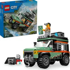 LEGO® City Off-Road 4x4 Mountain Truck, Toy Vehicle Set 60447