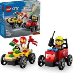 LEGO® City Pizza vs. Fire Truck Race Car Pack Toy 60458