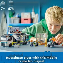 LEGO® City Police Mobile Crime Lab Truck Toy 60418