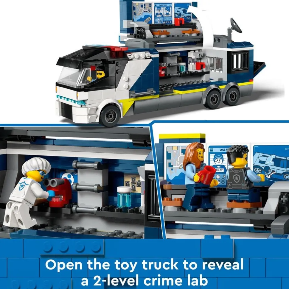 LEGO® City Police Mobile Crime Lab Truck Toy 60418