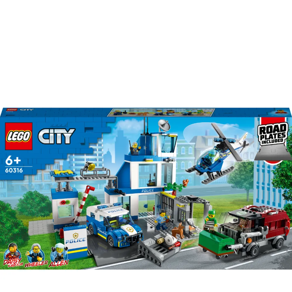 LEGO® City Police Station Truck Toy & Helicopter Set 60316