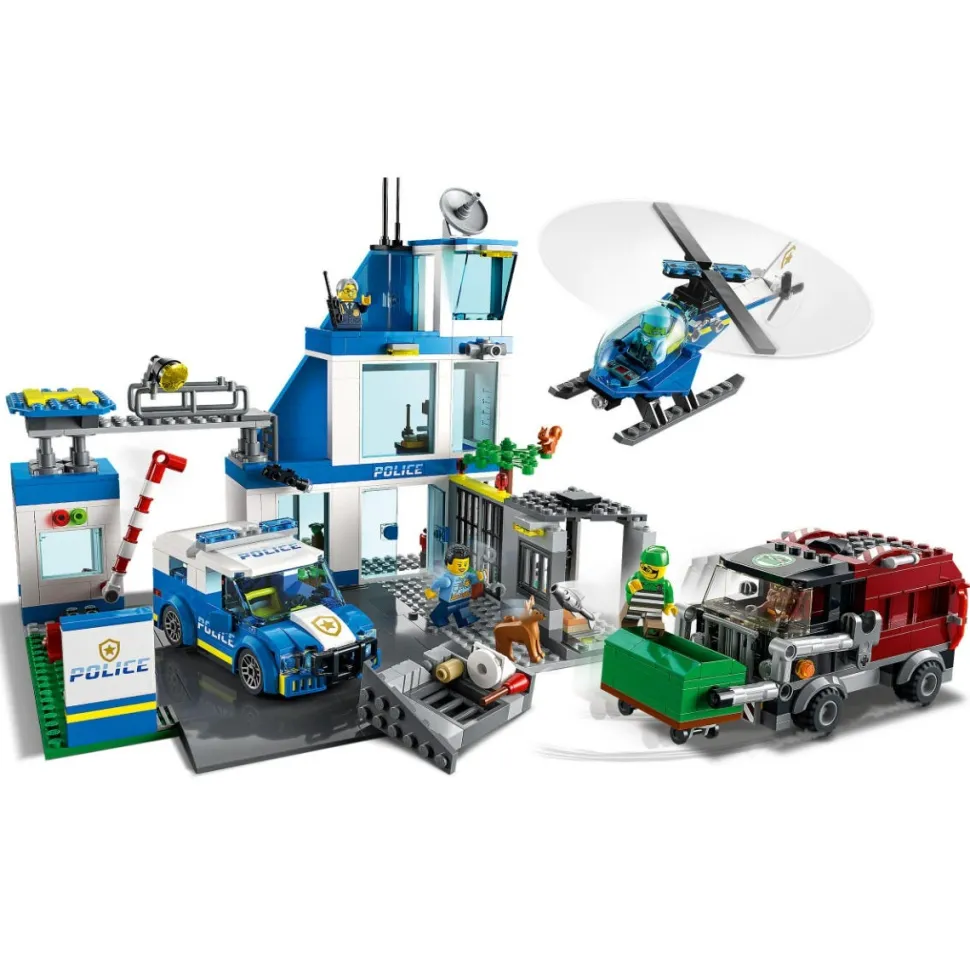 LEGO® City Police Station Truck Toy & Helicopter Set 60316