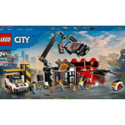 LEGO® City Scrapyard with Cars, Building Toy Set 60472