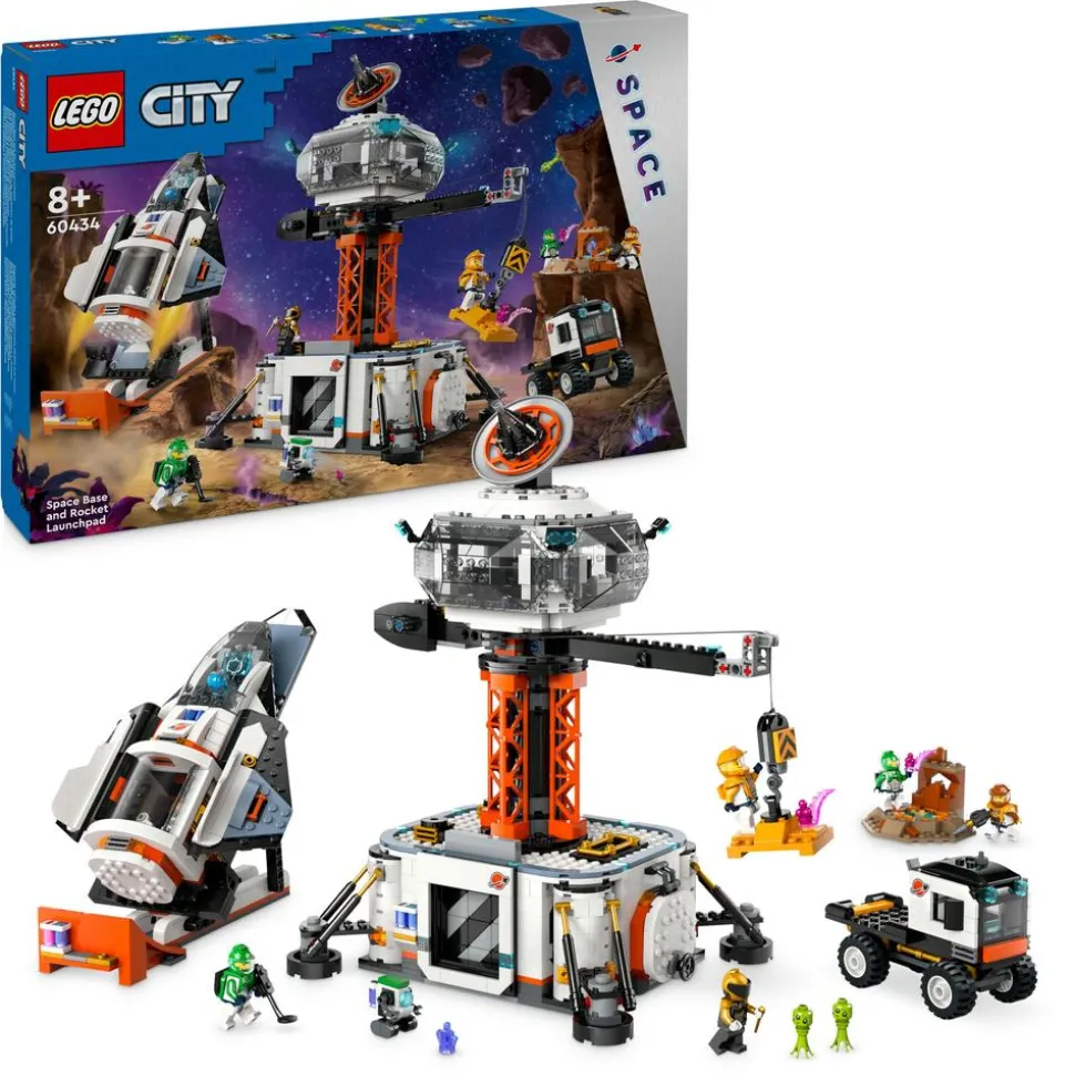 LEGO® City Space Base and Rocket Launchpad Set 60434