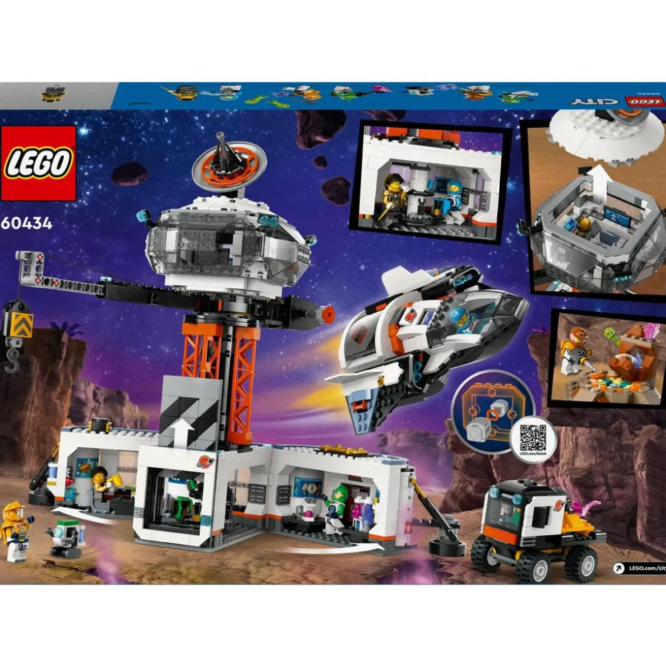 LEGO® City Space Base and Rocket Launchpad Set 60434