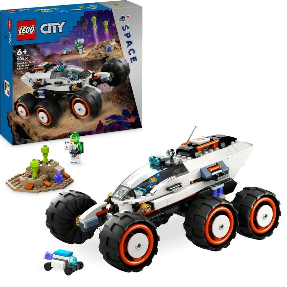 LEGO® City Space Explorer Rover and Alien Life 60431