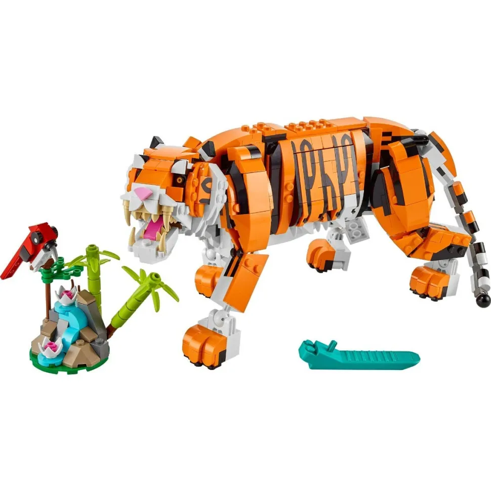 LEGO® Creator 3 In 1 Majestic Tiger Animal Building Toy 31129