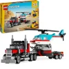 LEGO® Creator Flatbed Truck with Helicopter Toy 31146
