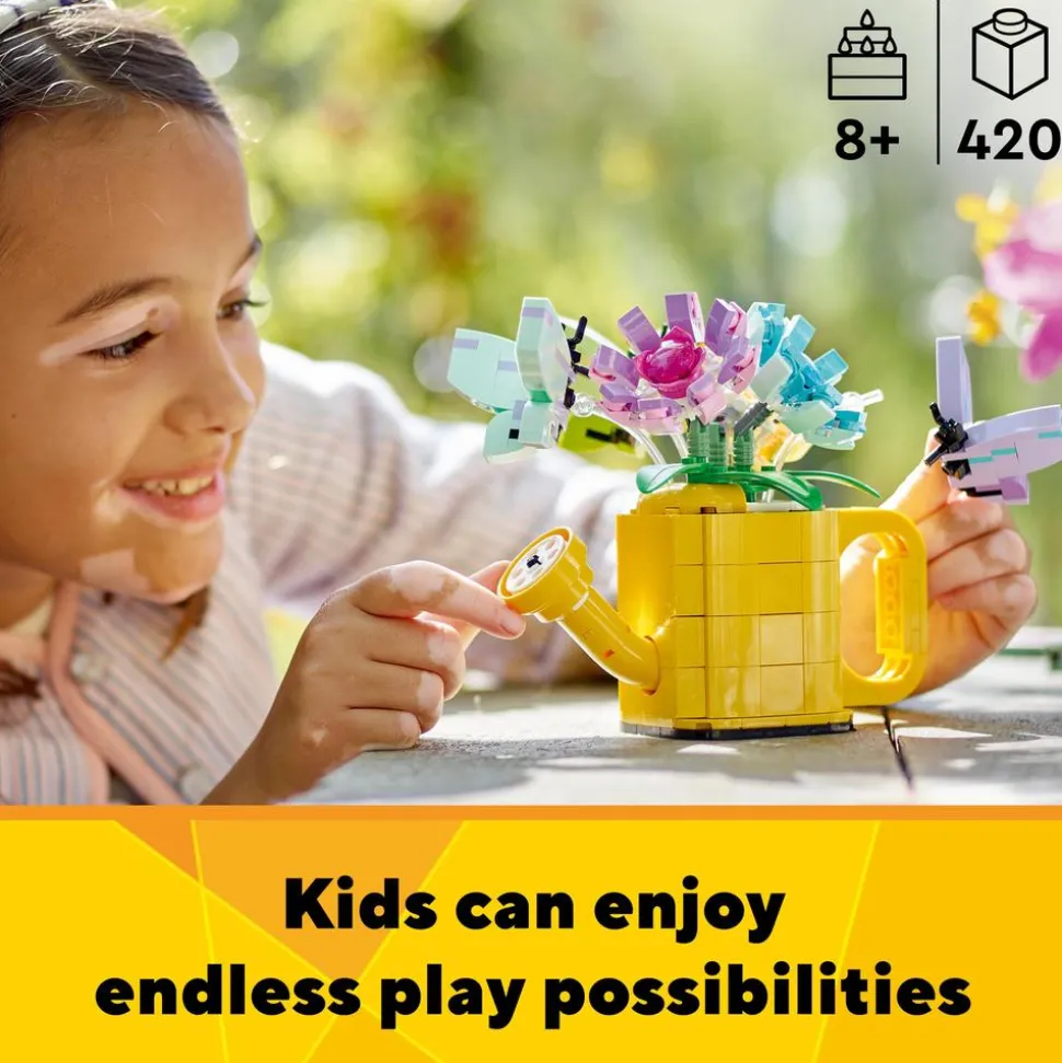 LEGO® Creator Flowers in Watering Can 3in1 Toy 31149