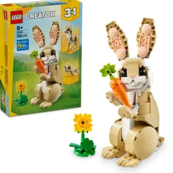 LEGO® Creator 3in1 Cute Bunny Toy, Animal Figure Set 31162
