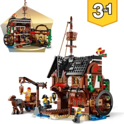 LEGO® Creator 3in1 Pirate Ship Toy Set 31109