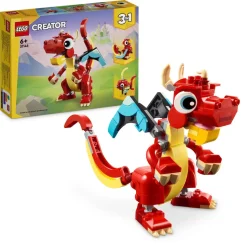 LEGO® Creator Red Dragon 3in1 Animal Toy Set 31145