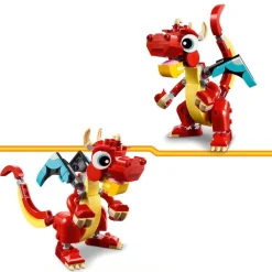 LEGO® Creator Red Dragon 3in1 Animal Toy Set 31145