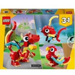 LEGO® Creator Red Dragon 3in1 Animal Toy Set 31145