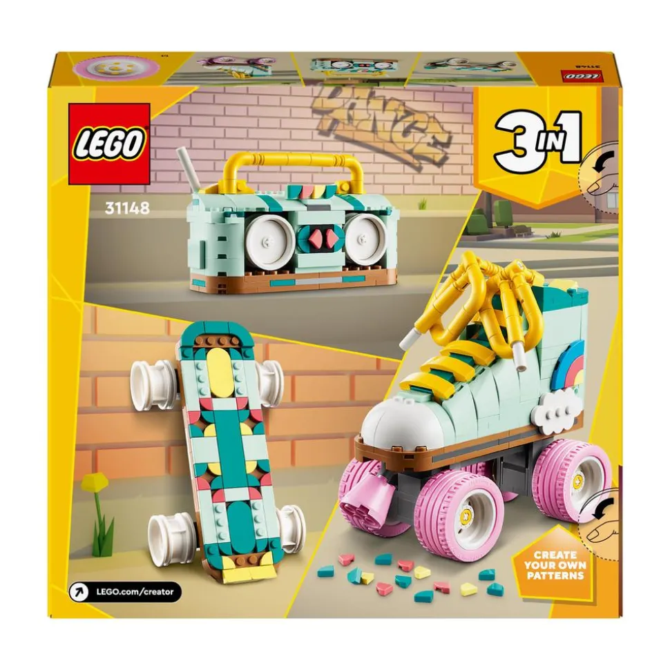 LEGO® Creator Retro Roller Skate 3in1 Toy 31148