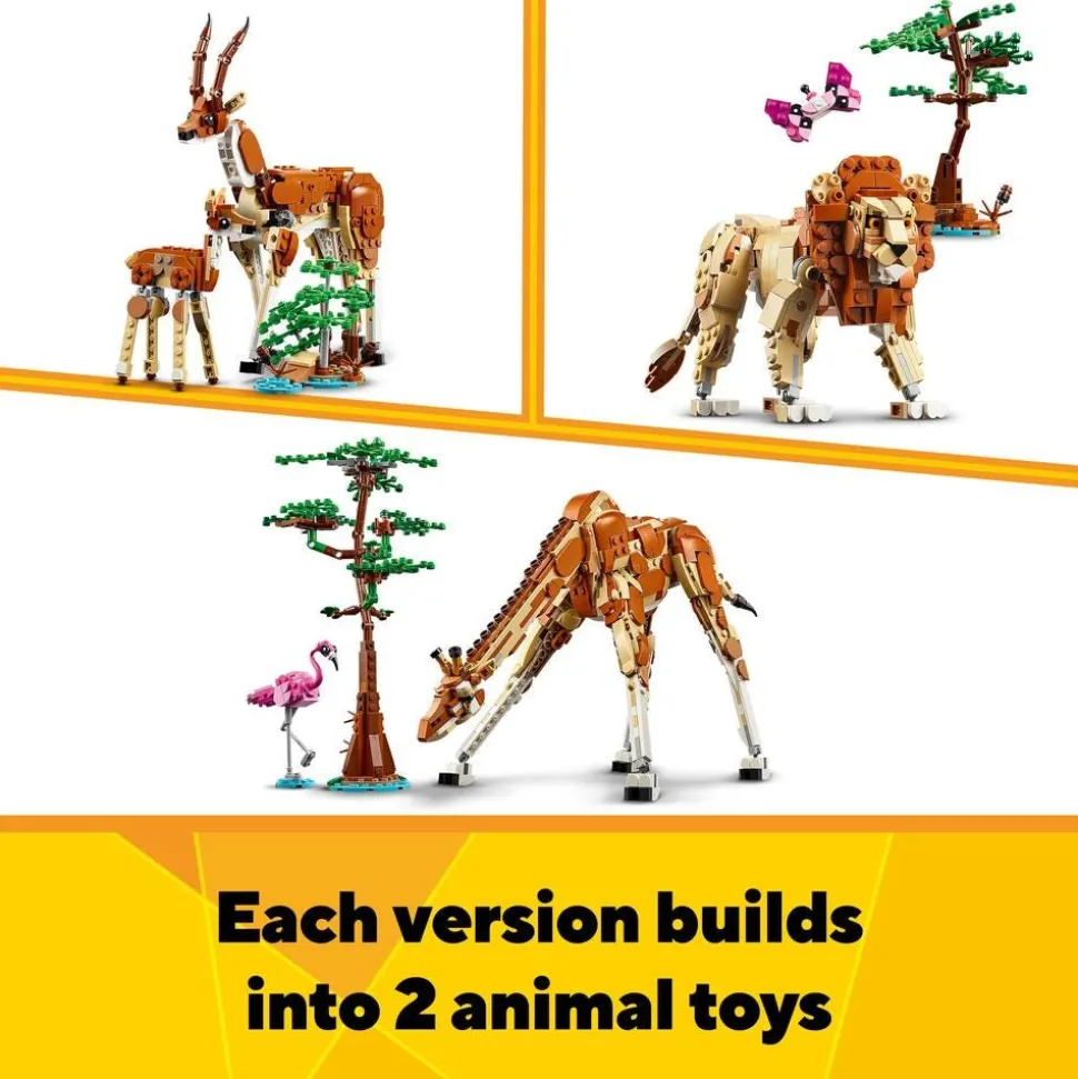 LEGO® Creator Wild Safari Animals 3in1 Set 31150