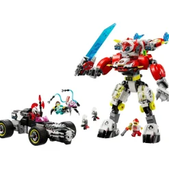 LEGO® DREAMZzz 2in1 Cooper’s Tiger Mech & Zero’s Hot Rod Car 71497