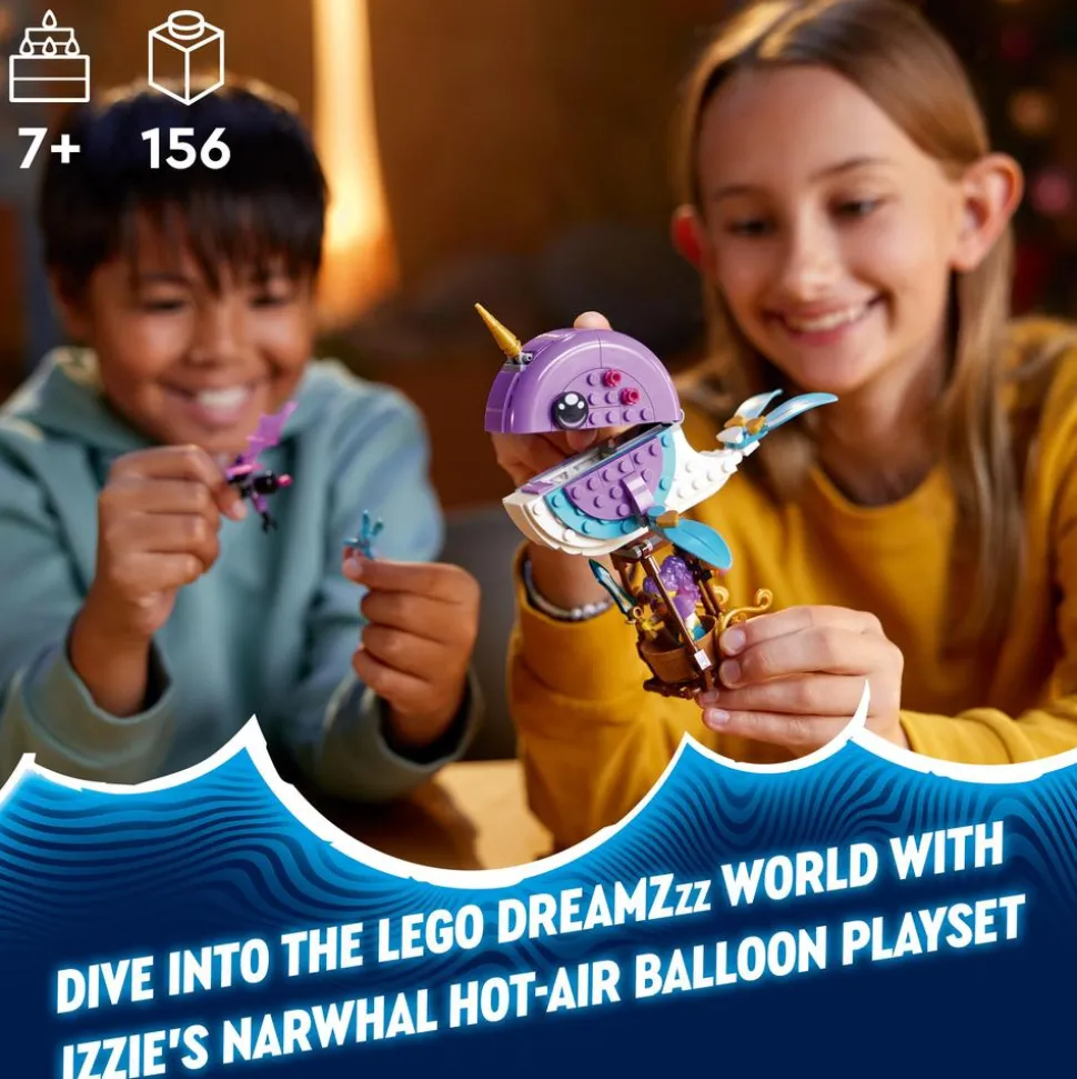 LEGO® DREAMZzz Izzie's Narwhal Hot-Air Balloon 71472