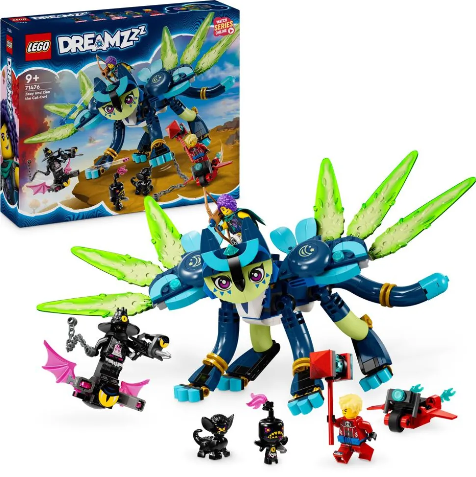 LEGO® DREAMZzz Zoey and Zian the Cat-Owl Toy 71476