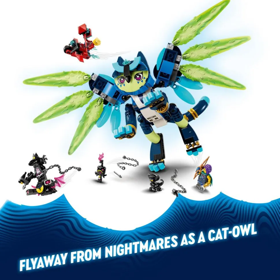 LEGO® DREAMZzz Zoey and Zian the Cat-Owl Toy 71476