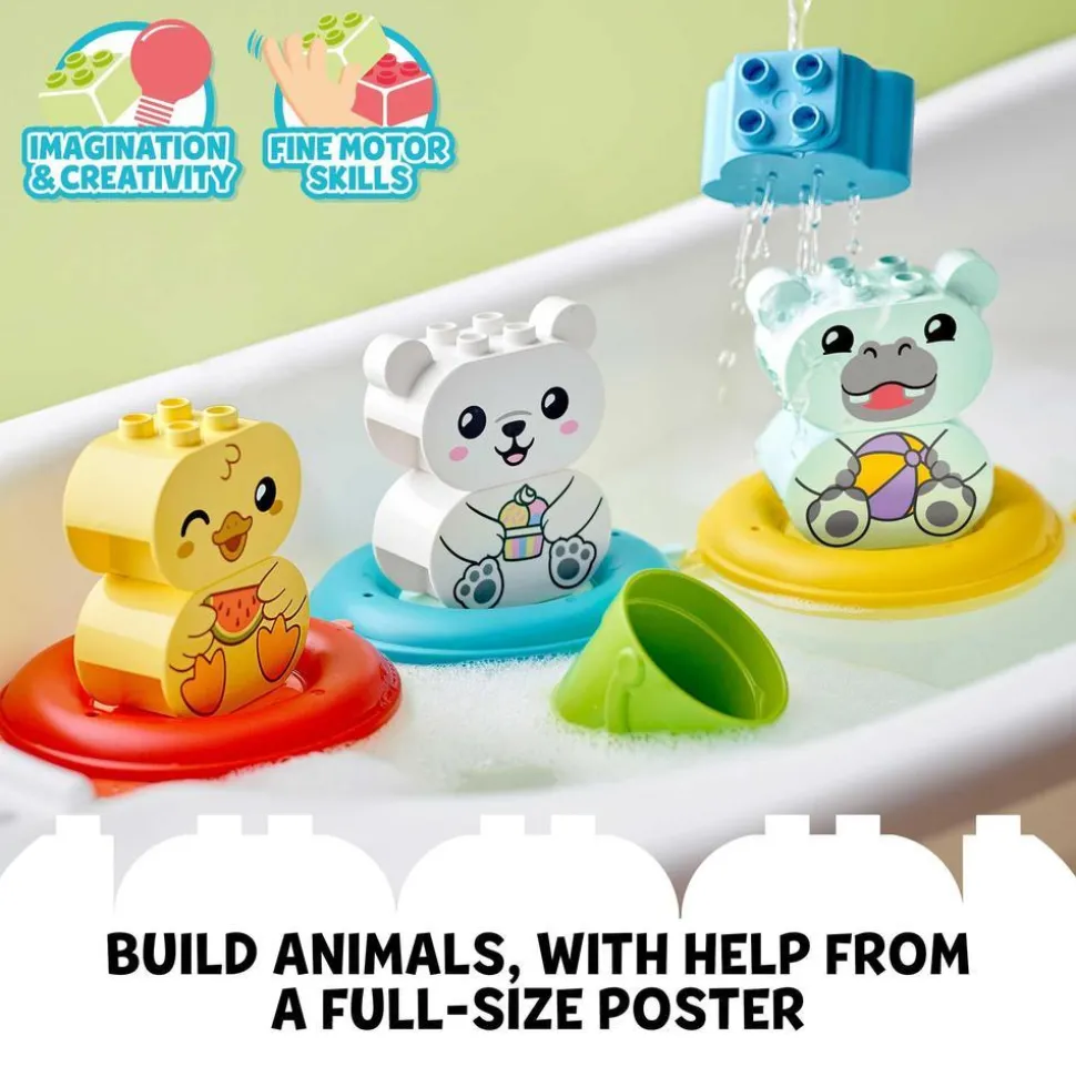 LEGO® Duplo Bath Time Fun: Floating Animal Train Baby Toy 10965