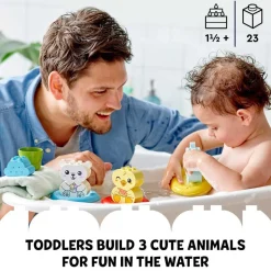 LEGO® Duplo Bath Time Fun: Floating Animal Train Baby Toy 10965