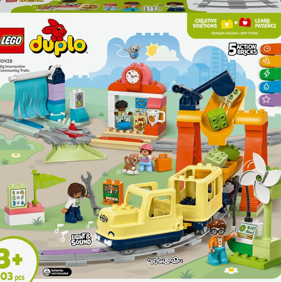 LEGO® DUPLO Big Interactive Community Toy Train Set 10428
