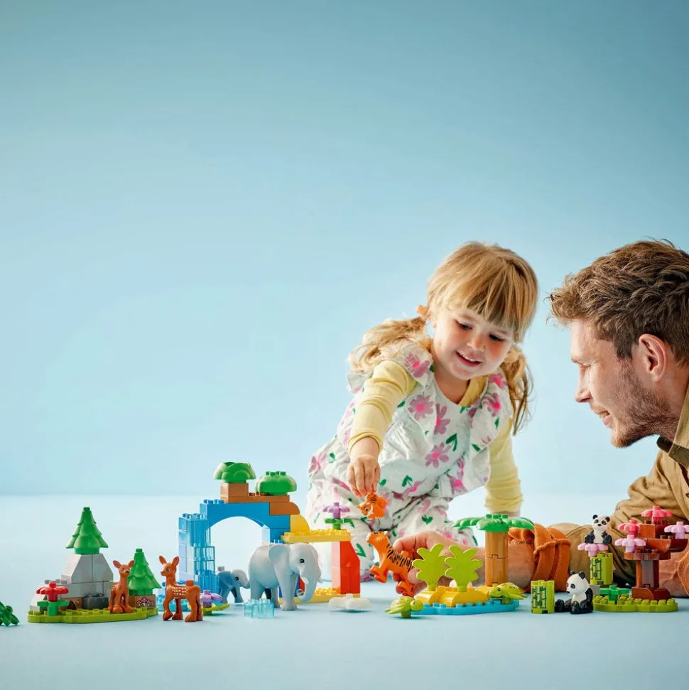 LEGO® DUPLO 3in1 Wild Animal Families Learning Toy Set 10446