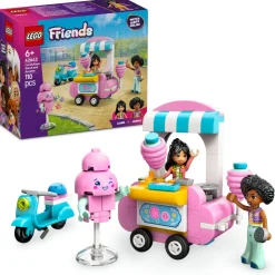 LEGO® Friends Candyfloss Stand and Scooter Food Toy Set 42643