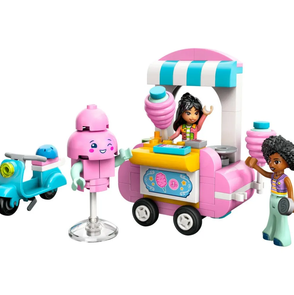 LEGO® Friends Candyfloss Stand and Scooter Food Toy Set 42643