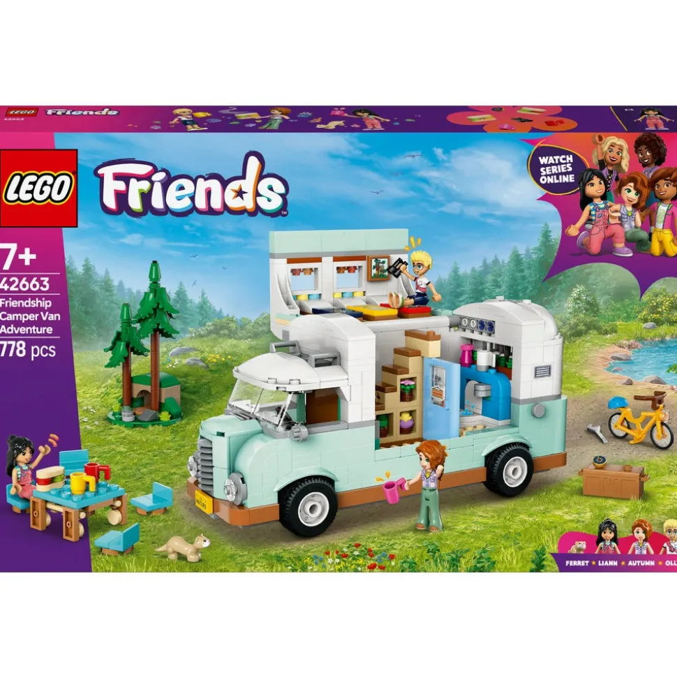 LEGO® Friends Friendship Camper Van Adventure Toy Set 42663