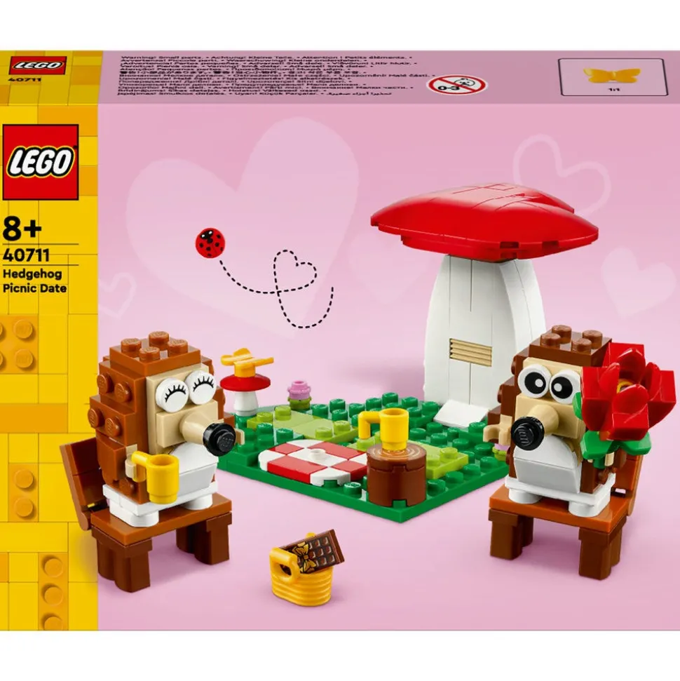 LEGO® Hedgehog Picnic Date Set with Toy Animal Figures 40711