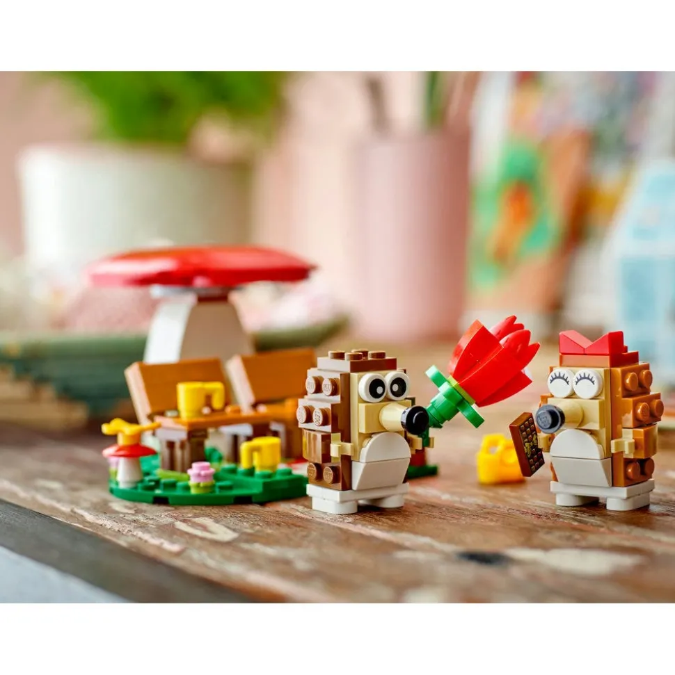 LEGO® Hedgehog Picnic Date Set with Toy Animal Figures 40711