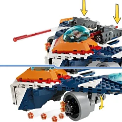 LEGO® Marvel Rocket’s Warbird vs. Ronan Kit 76278