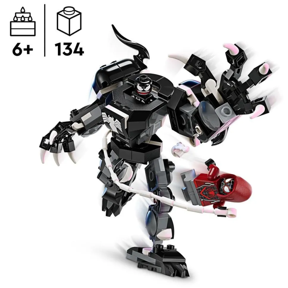 LEGO® Marvel Venom Mech Armour vs. Miles Morales 76276