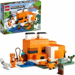 LEGO® Minecraft The Fox Lodge House Animals Toy 21178