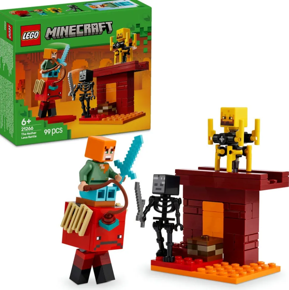 LEGO® Minecraft The Nether Lava Battle Building Toy 21266